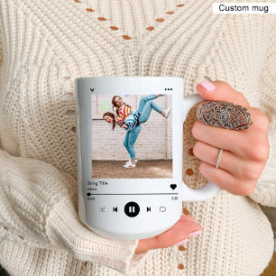 Trendy Best Friends Photo Song Birthday Coffee Mug