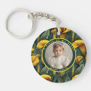 Trendy Best Gifts For Men Calla Lilies Flower Key Ring