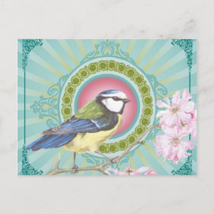 Trendy Bird...postcard Postcard