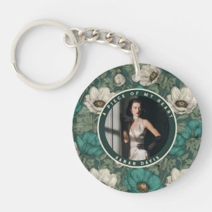 Trendy Birthday Gifts For Her Anemones Flower Key Ring
