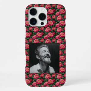 Trendy Birthday Party Peonies Floral Custom iPhone 16 Pro Max Case