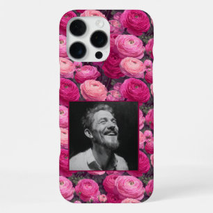 Trendy Birthday Party Ranunculus Floral Custom iPhone 16 Pro Max Case