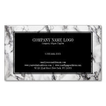 Trendy Black And White Marble Stone Pattern