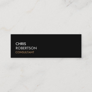Trendy Black Grey Attractive Business Card