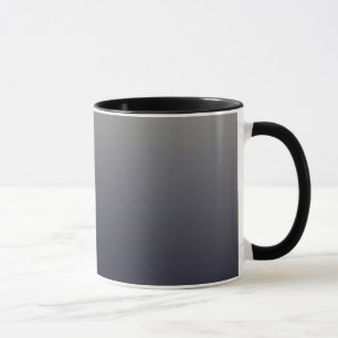 Trendy Black Ombre Gradient Mug