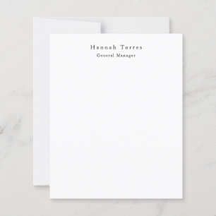 Trendy Black & White Plain Creative Modern