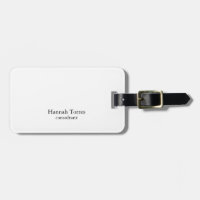 Trendy Black & White Plain Creative Modern