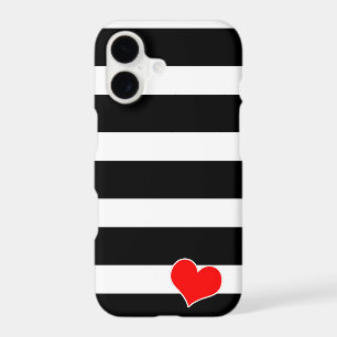 Trendy Black & White Striped