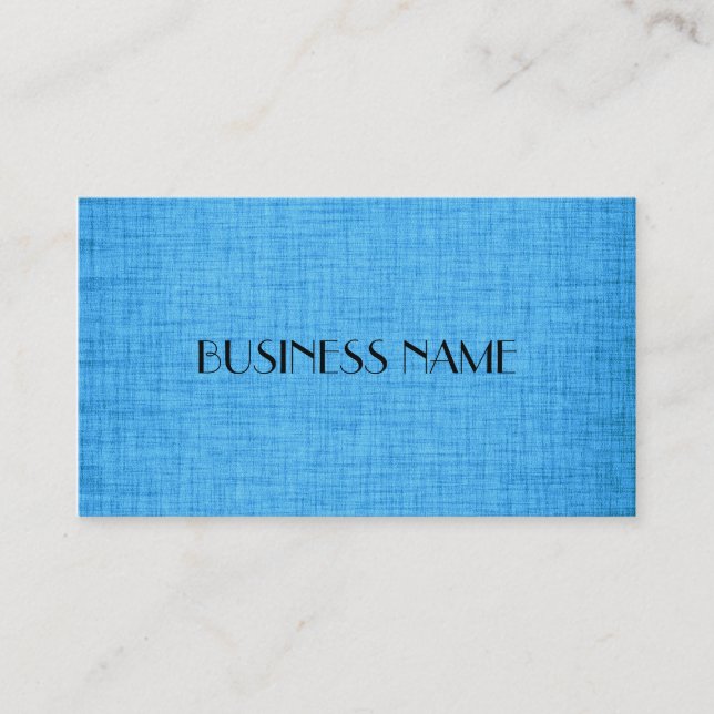 Trendy Blue Background Business Cards (Front)