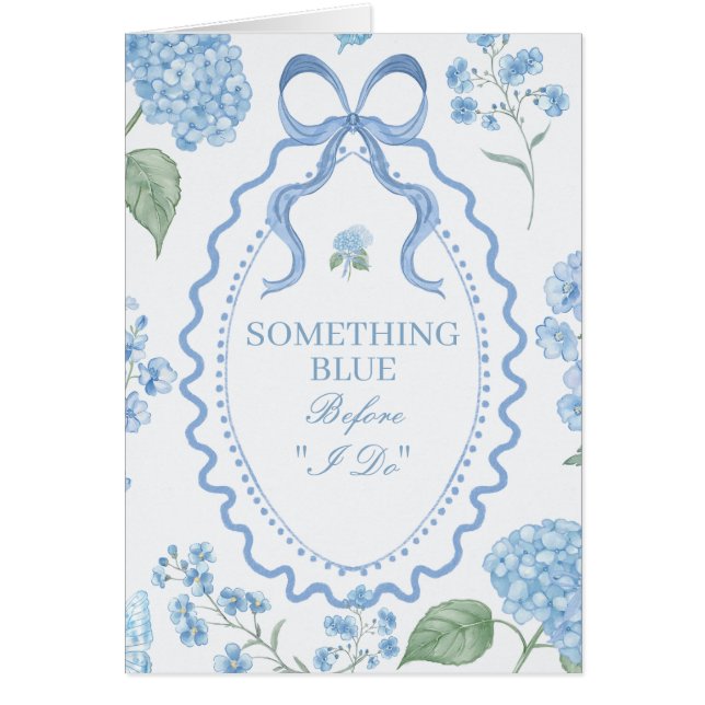 Trendy Blue Hydrangea  (Front)