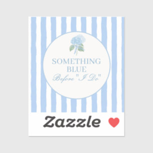 Trendy Blue Hydrangea Bridal Shower
