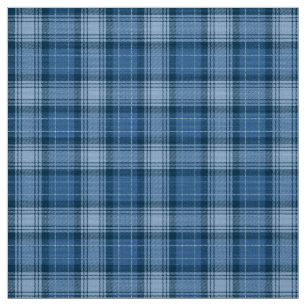 Trendy blue ireland tartan plaid traditional style fabric