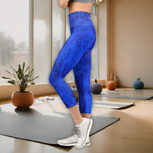 Trendy Blue Yoga Pants