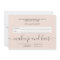 Trendy blush pink elegant gift certificate