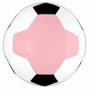Trendy Blush Pink Solid Colour Classic Elegant Soccer Ball