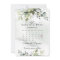 Trendy boho greenery foliage eucalyptus leaves