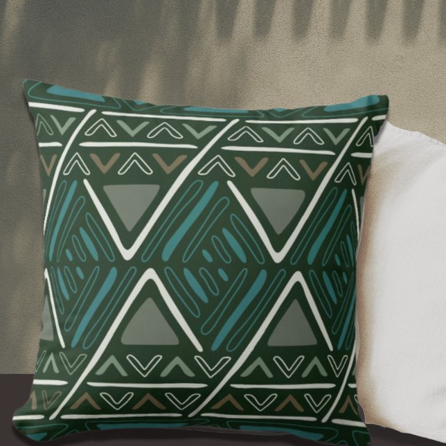 Trendy Boho Mud Cloth Pattern Cushion (Creator Uploaded)