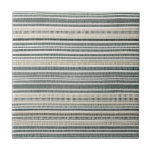 Trendy Boho Stripe Ceramic Tile<br><div class="desc">Add a touch of boho style to your home decor with this trendy boho stripe ceramic tile. The simple neutral design is perfect for adding modern style to any room in your home. Use it as a decorative accent piece or incorporate it into a larger tile installation for a stylish...</div>