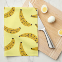 Trendy Bold Banana Patten Yellow