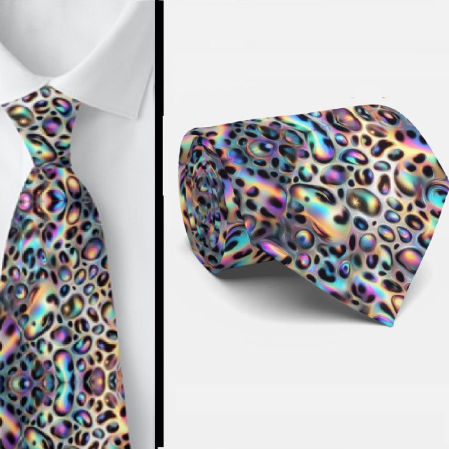 Trendy & Bold | Opal Leopard Print Neck Tie (Creator Uploaded)