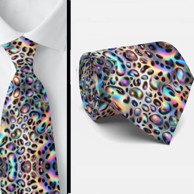 Trendy & Bold | Opal Leopard Print Neck Tie (Creator Uploaded)