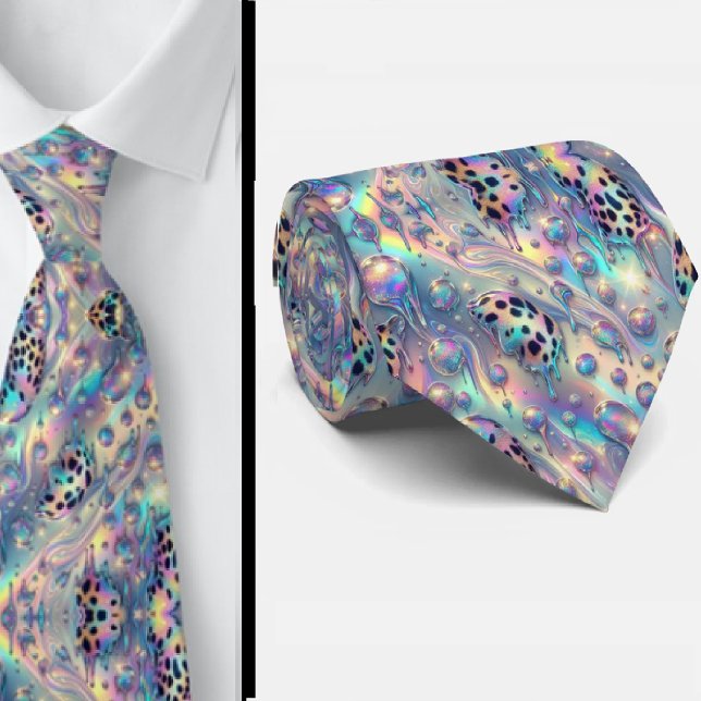 Trendy & Bold | Opal Leopard Print Neck Tie (Creator Uploaded)