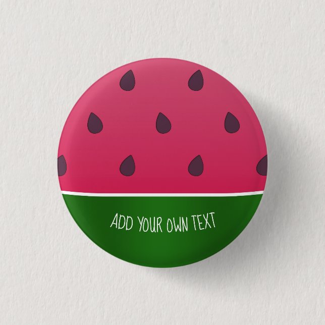Trendy Bold Watermelon Graphic 3 Cm Round Badge (Front)