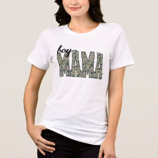 Trendy Boy Mum Camo Tri-Blend Shirt