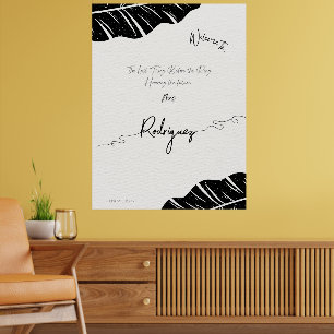 Trendy Bridal Shower Welcome Sign, Customizable Poster