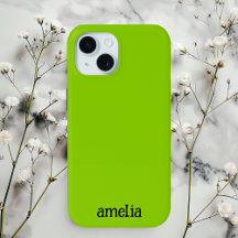 Trendy Bright Green Personalised