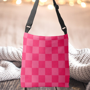 Trendy Bright Pink Fashion Crossbody Bag