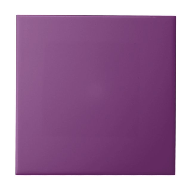 Trendy - Bright Purple Ceramic Tile (Front)