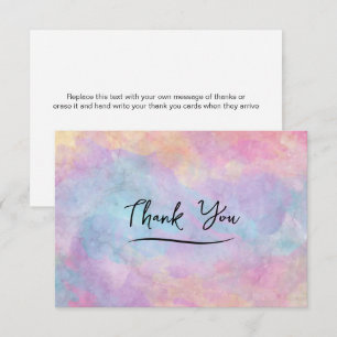 Trendy Bulk Business Thank You Cards