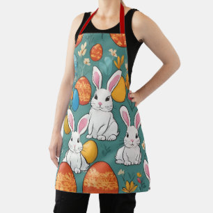 Trendy Bunny Easter Collection Apron