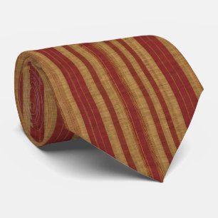 Trendy Burgundy Gold Luxury Linen Collection Tie