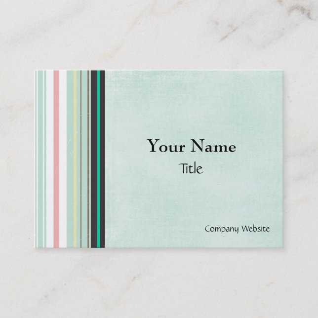 Trendy business Card Template (Front)