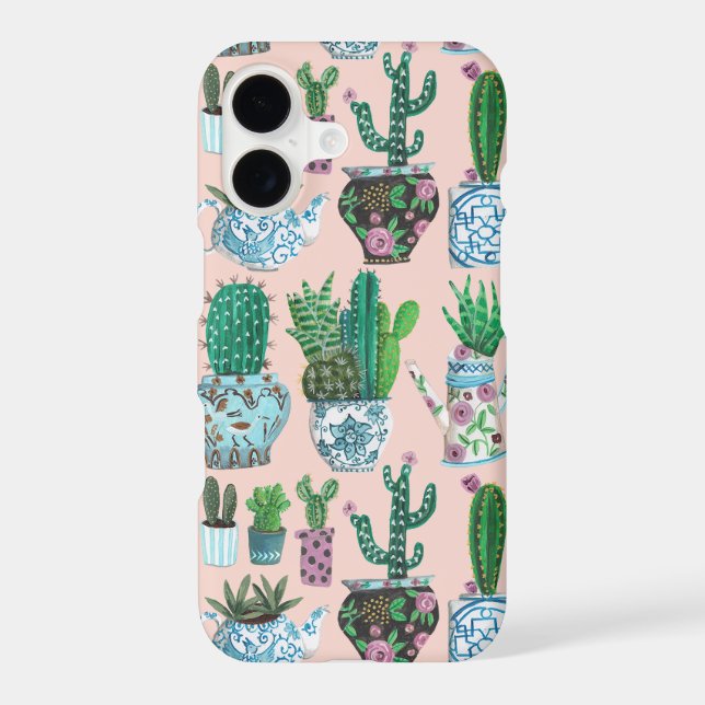 Trendy Cactus Houseplant Botanical (Back)