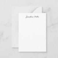 Trendy Calligraphed Script Name Template Modern
