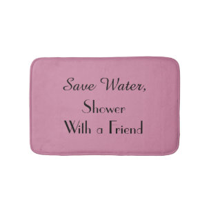 Trendy Cashmere Rose Save Water Plush Bath Mat