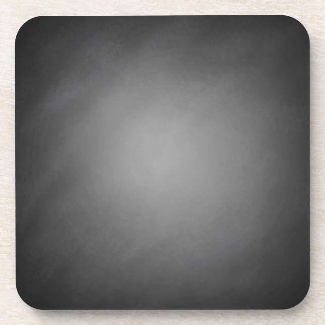 Trendy Chalkboard Vignette Coaster (Front)