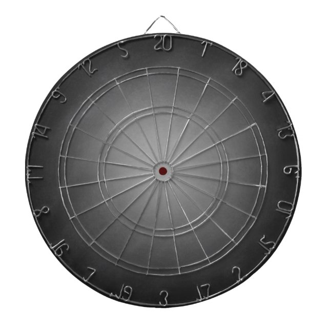 Trendy Chalkboard Vignette Dartboard (Front)
