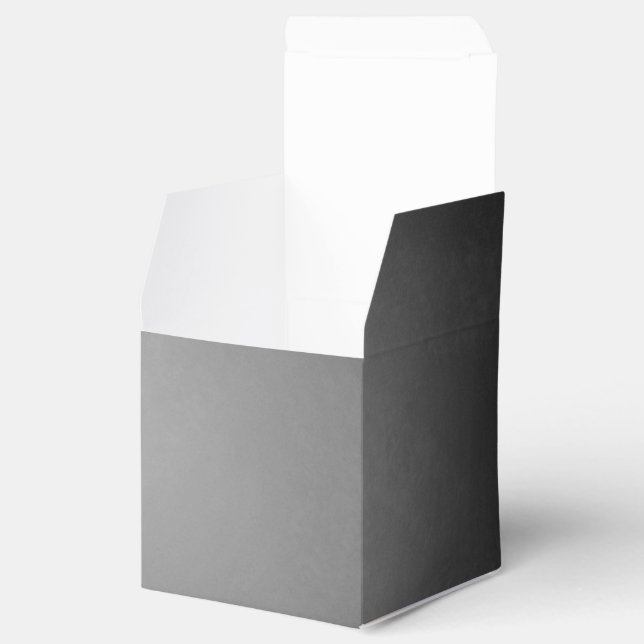 Trendy Chalkboard Vignette Favour Box (Opened)