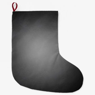 Trendy Chalkboard Vignette Large Christmas Stocking