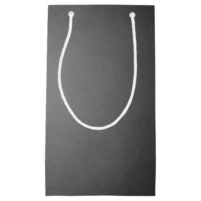 Trendy Chalkboard Vignette Small Gift Bag (Front)