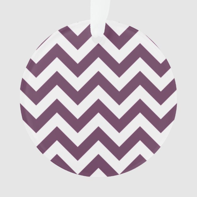 Trendy Chevron Acrylic Ornament (Front)