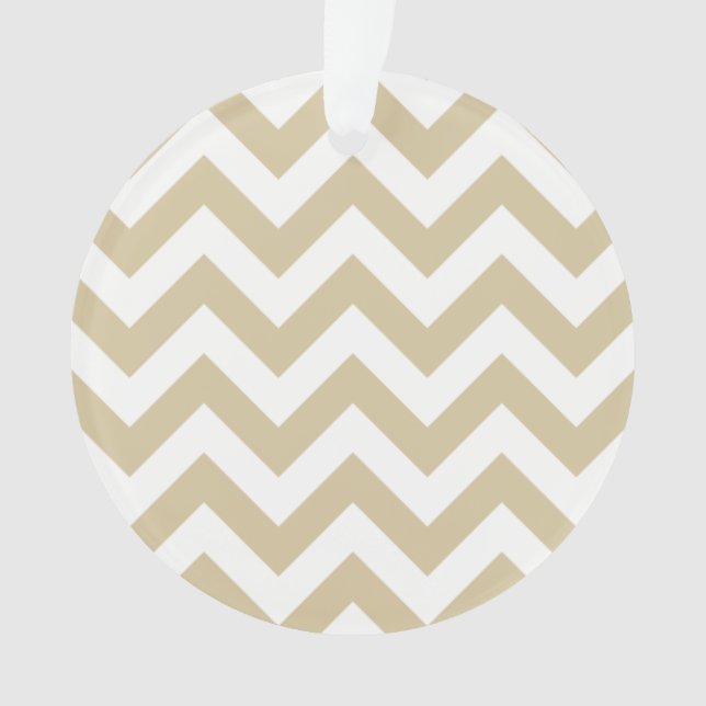 Trendy Chevron Acrylic Ornament (Front)