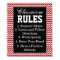 Trendy Chevron Classroom Rules Poster