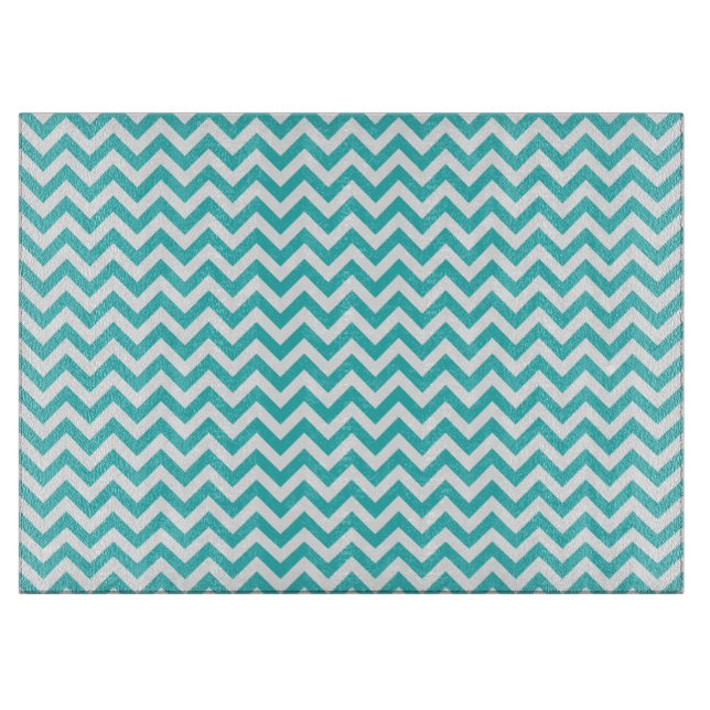 Trendy Chevron Cutting Board (Front)