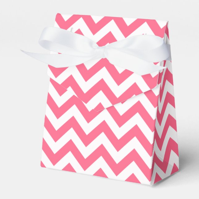 Trendy Chevron Favour Box (Front Side)