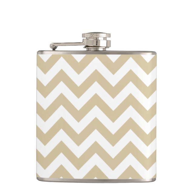 Trendy Chevron Flask (Front)